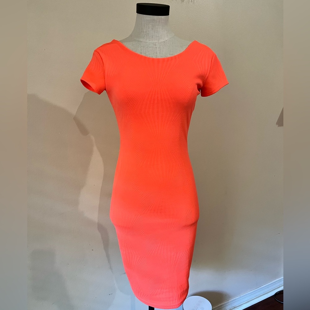 Gianni Bini Vibrant Orange Mini Dress